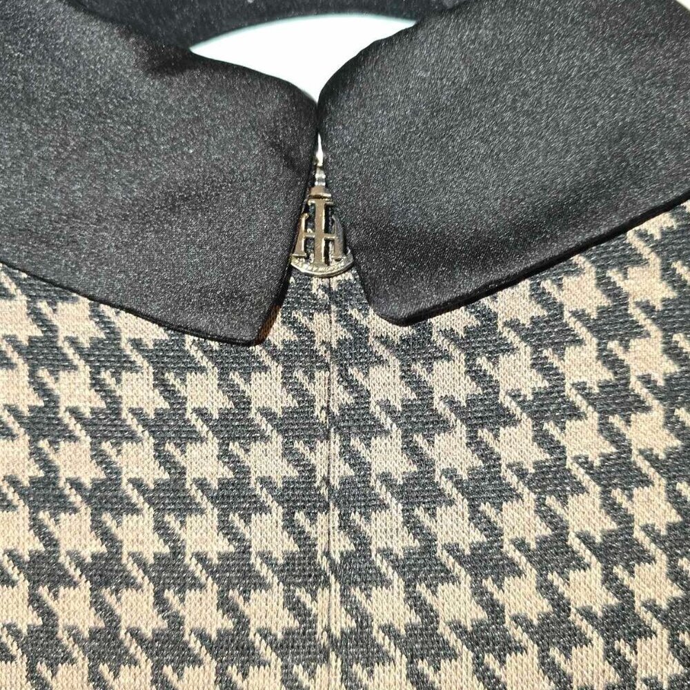 Tommy Hilfiger Houndstooth Twofer Knit Mini Dress - Picture 7 of 9